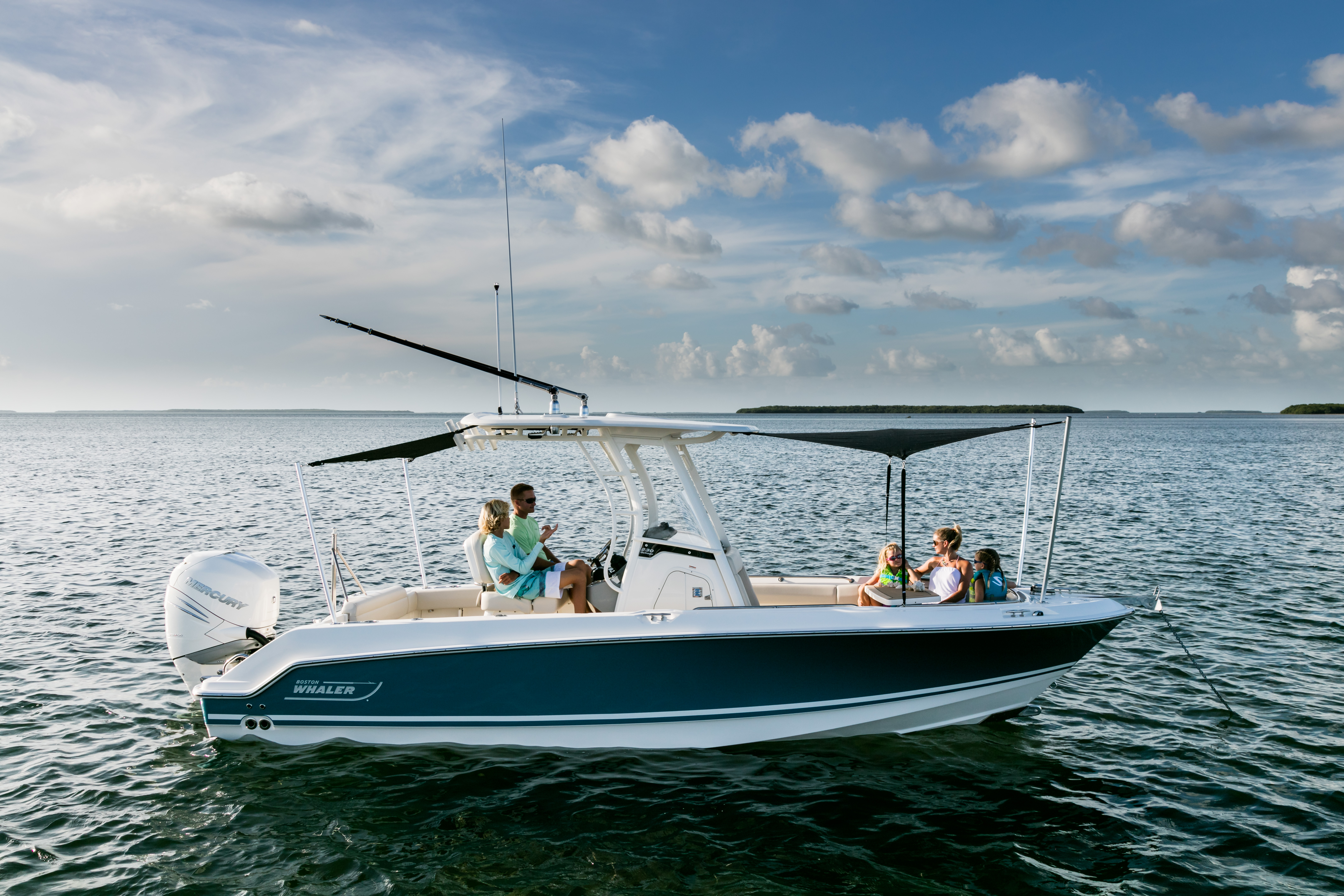 boston whaler 330 outrage: video boat review - boats.com
